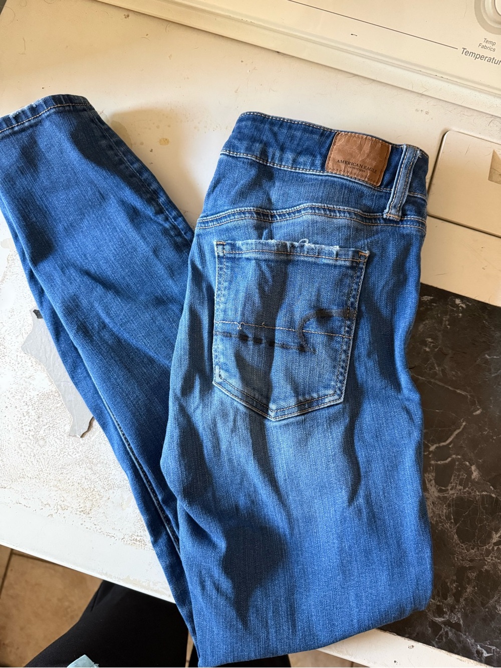 American Eagle Outfitters Blue Women's Jeggings - Classic Denim Look